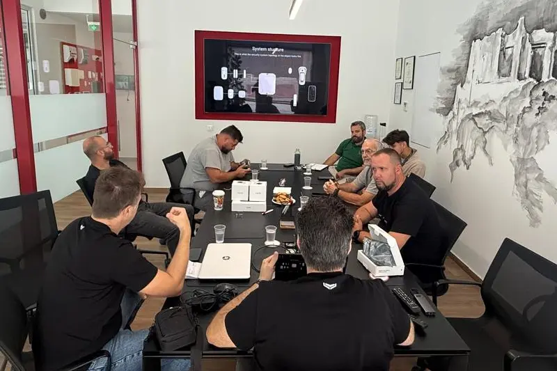 Ajax Systems security solutions presentation at Tsekouras Security